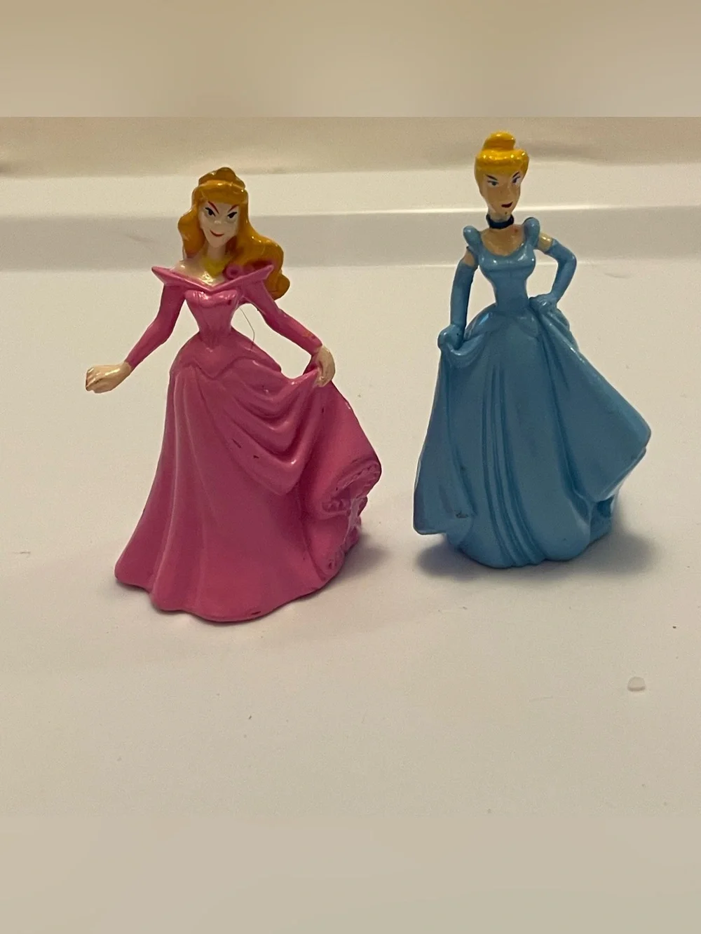 Sleeping Beauty aurora  Cinderella Tiny Princess Figures Kids Toy Set trinkets